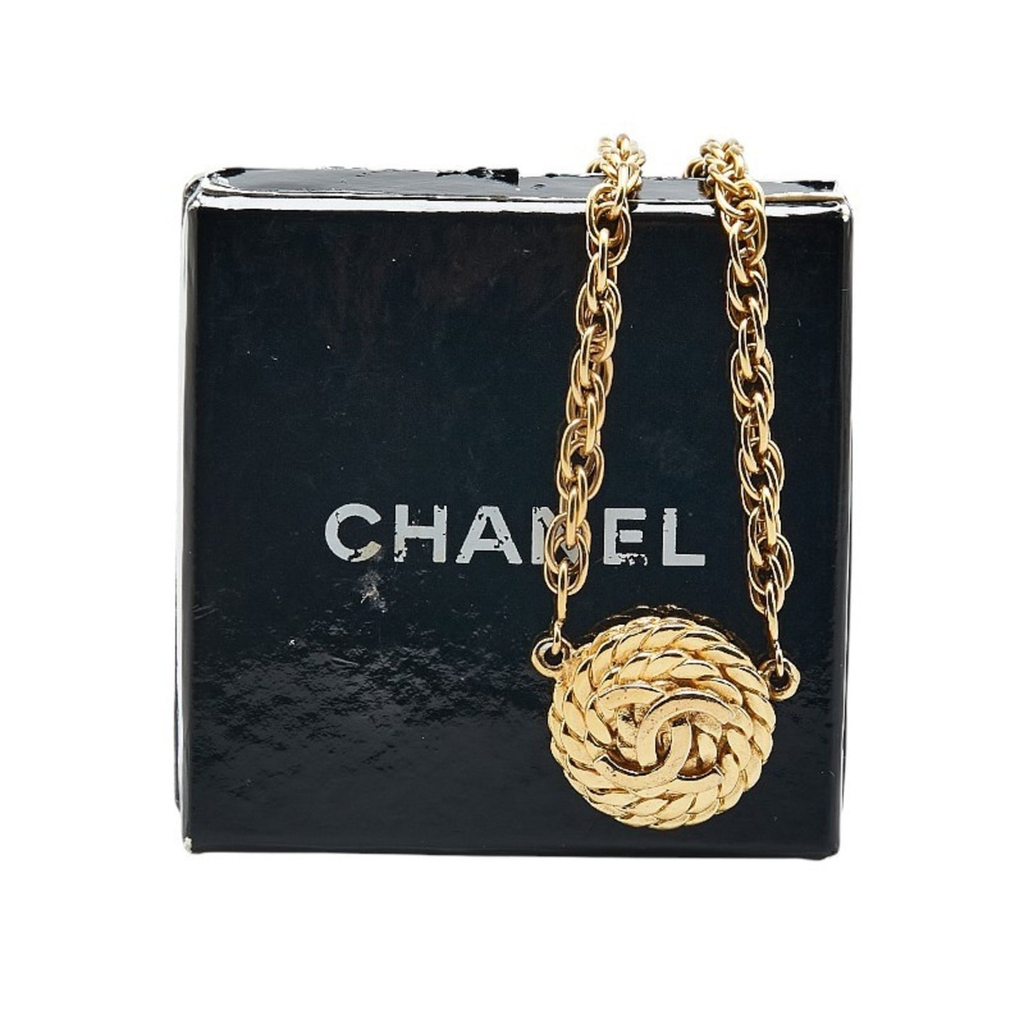 Chanel Medaillon, Gold, Gold Plated, necklace