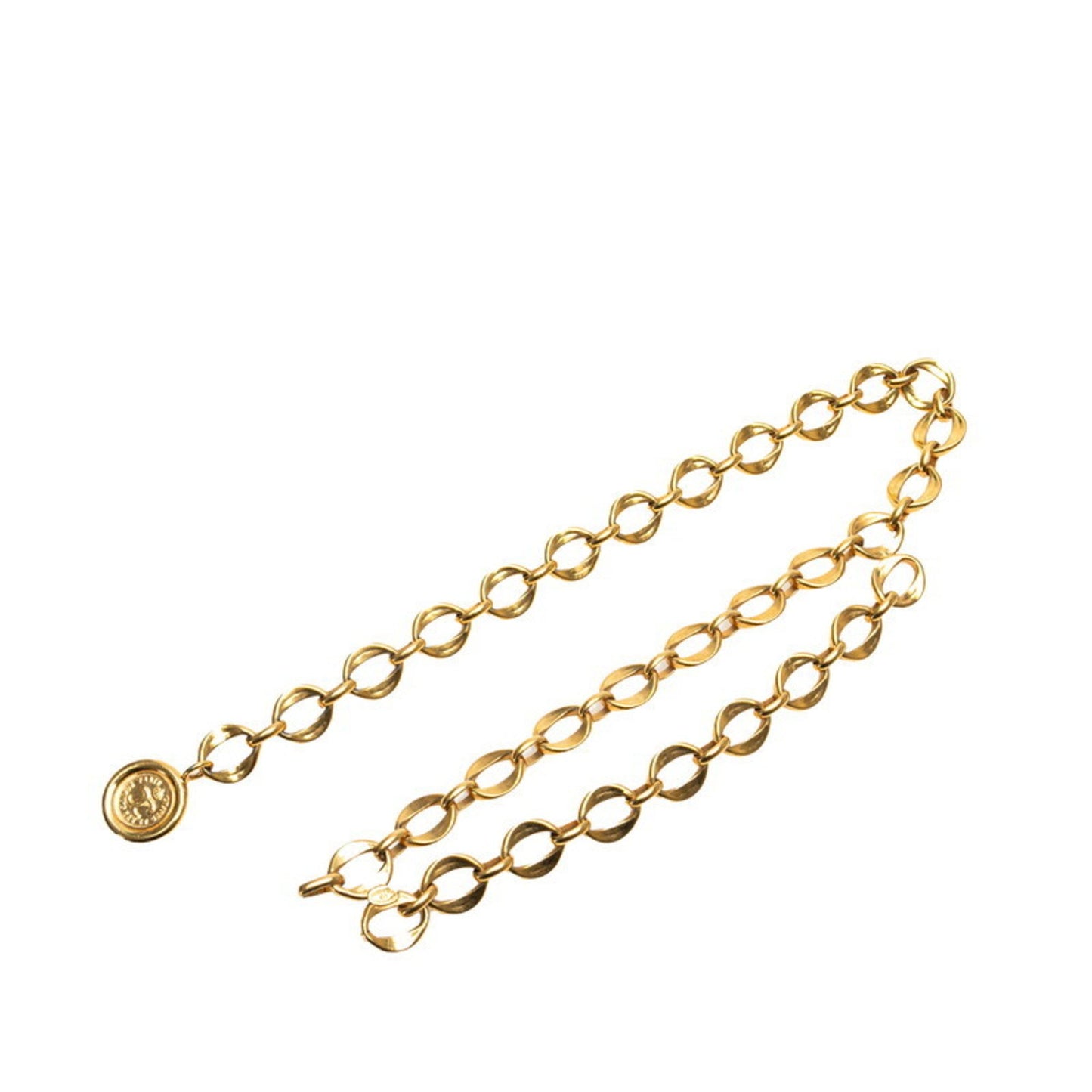 Chanel Coco Mark, Gold, Gold Plated, belt