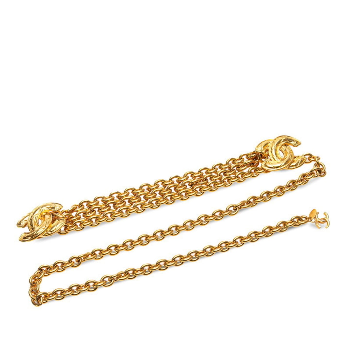 Chanel Coco Mark, Gold, Gold Plated, belt