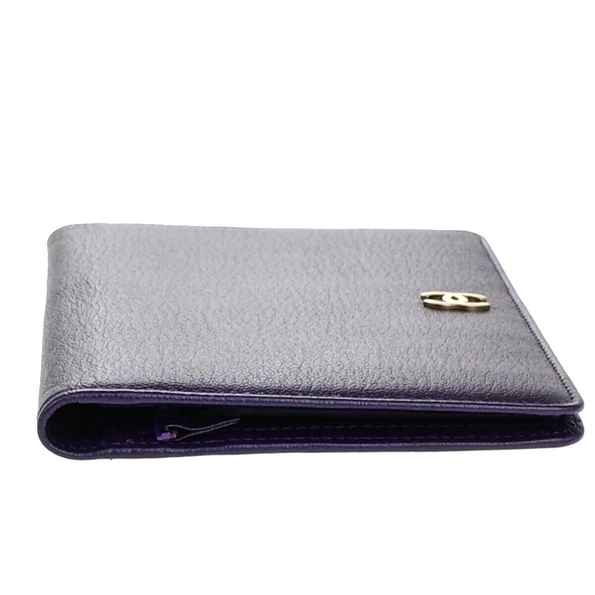 Chanel Couverture agenda, Purple, Leather, wallet