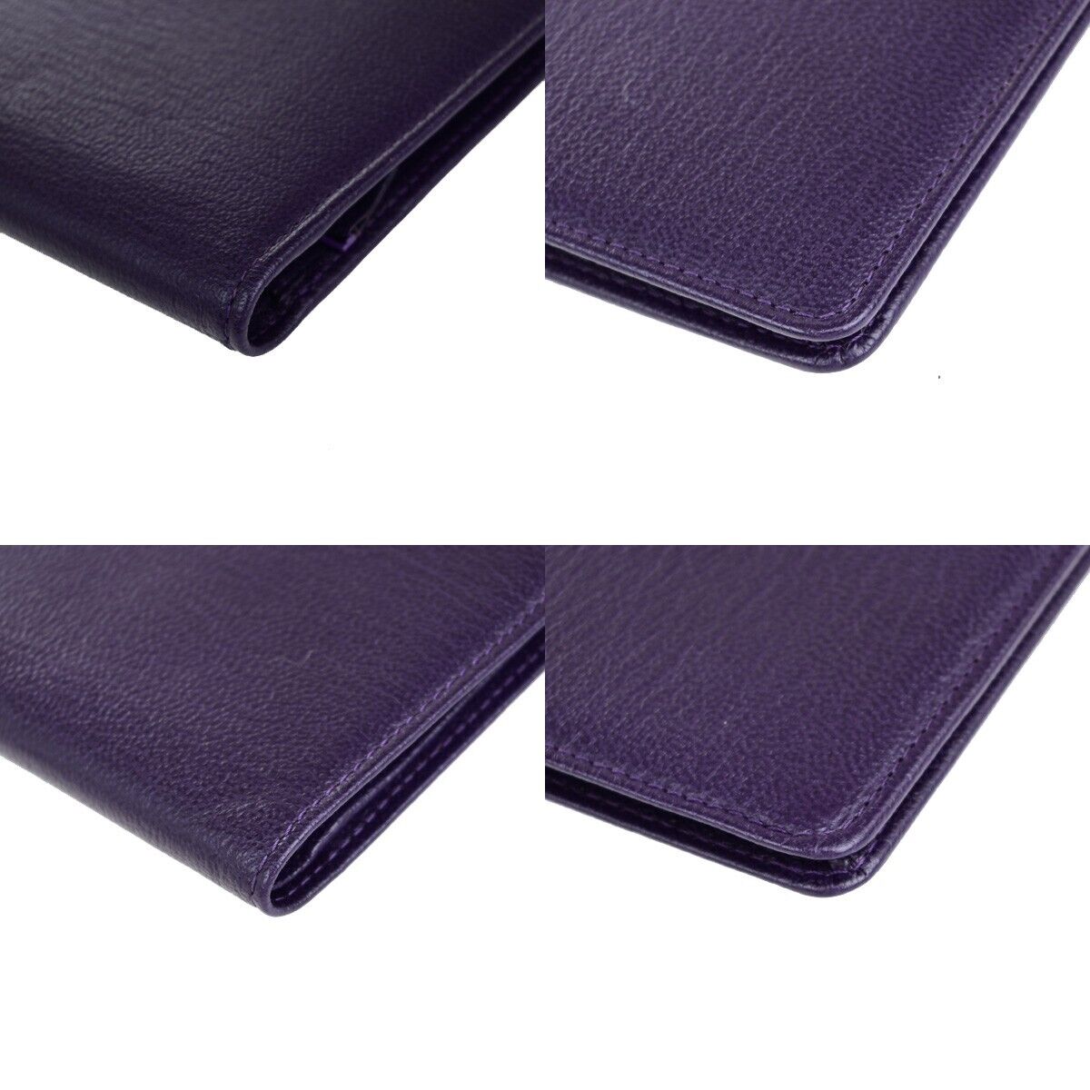 Chanel Couverture agenda, Purple, Leather, wallet