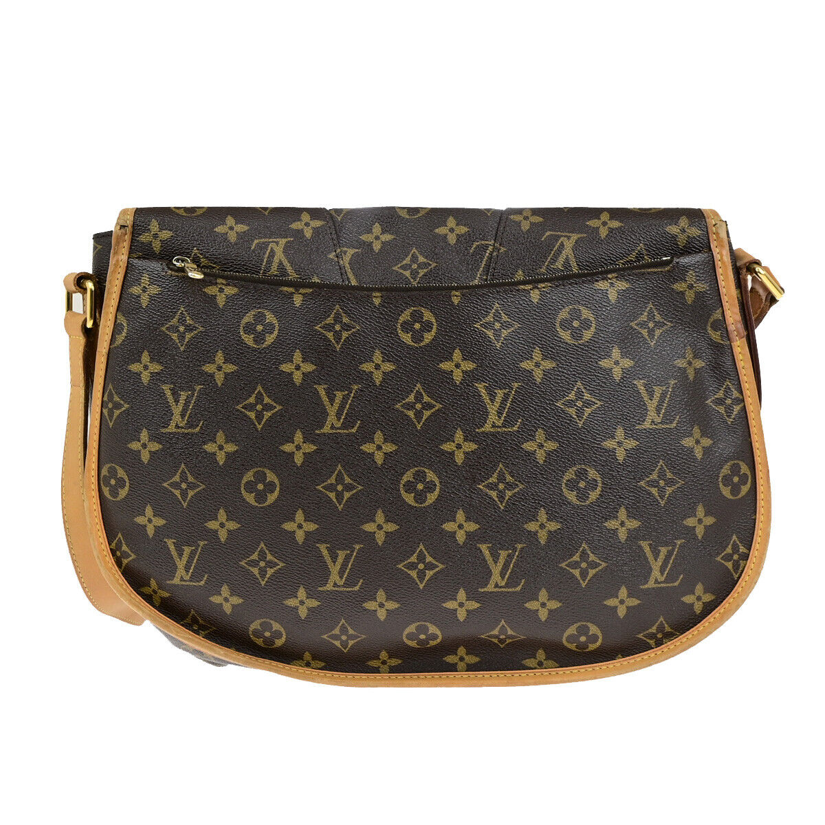 Louis Vuitton Menilmontant, Brown, Canvas, handbag