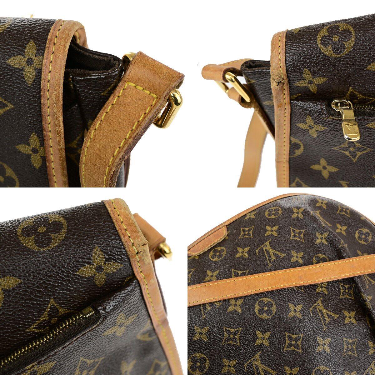 Louis Vuitton Menilmontant, Brown, Canvas, handbag