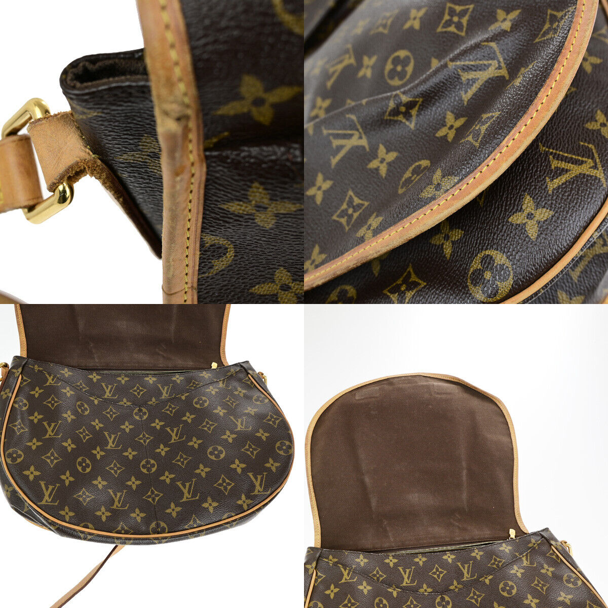 Louis Vuitton Menilmontant, Brown, Canvas, handbag