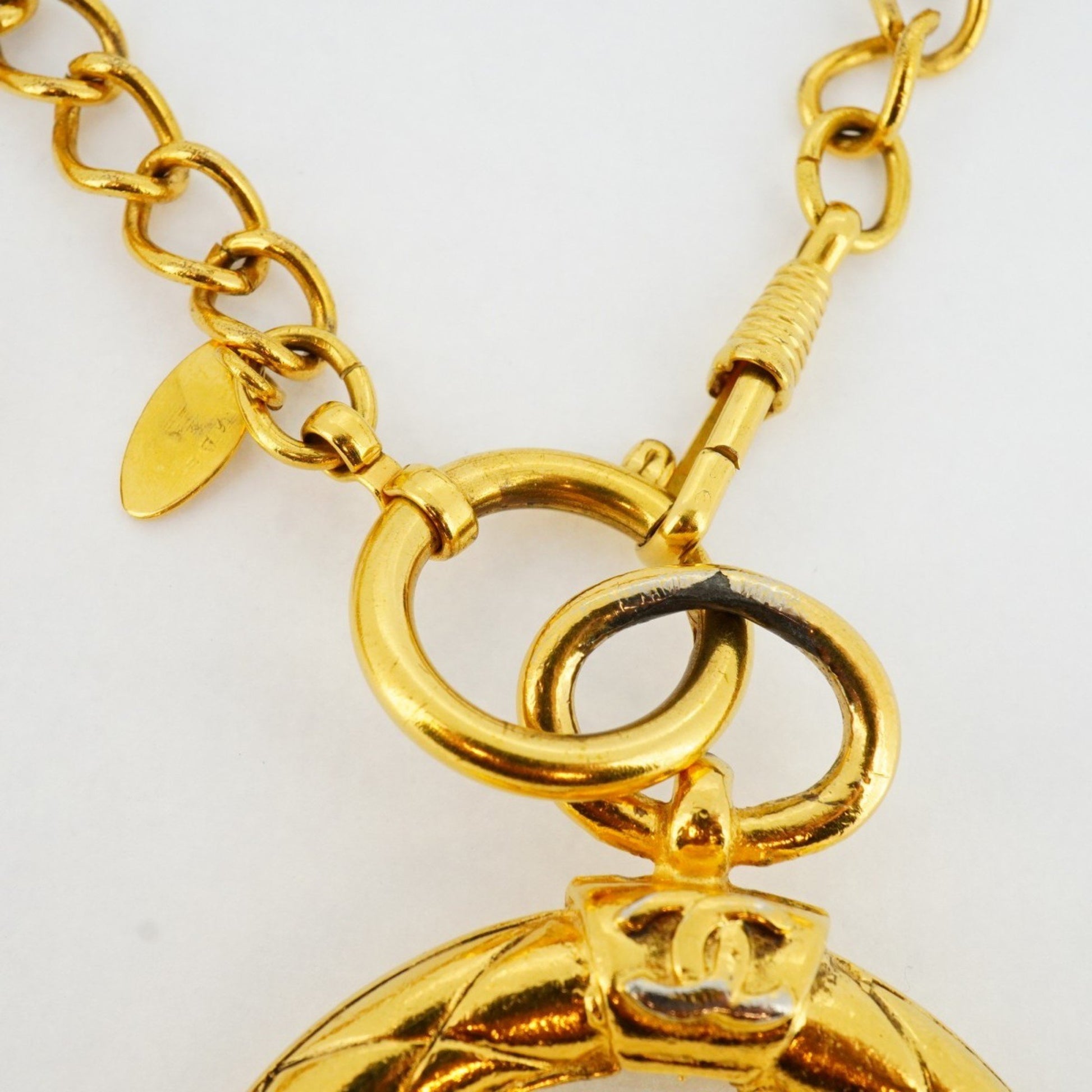 Chanel, Gold, Gold Plated, necklace