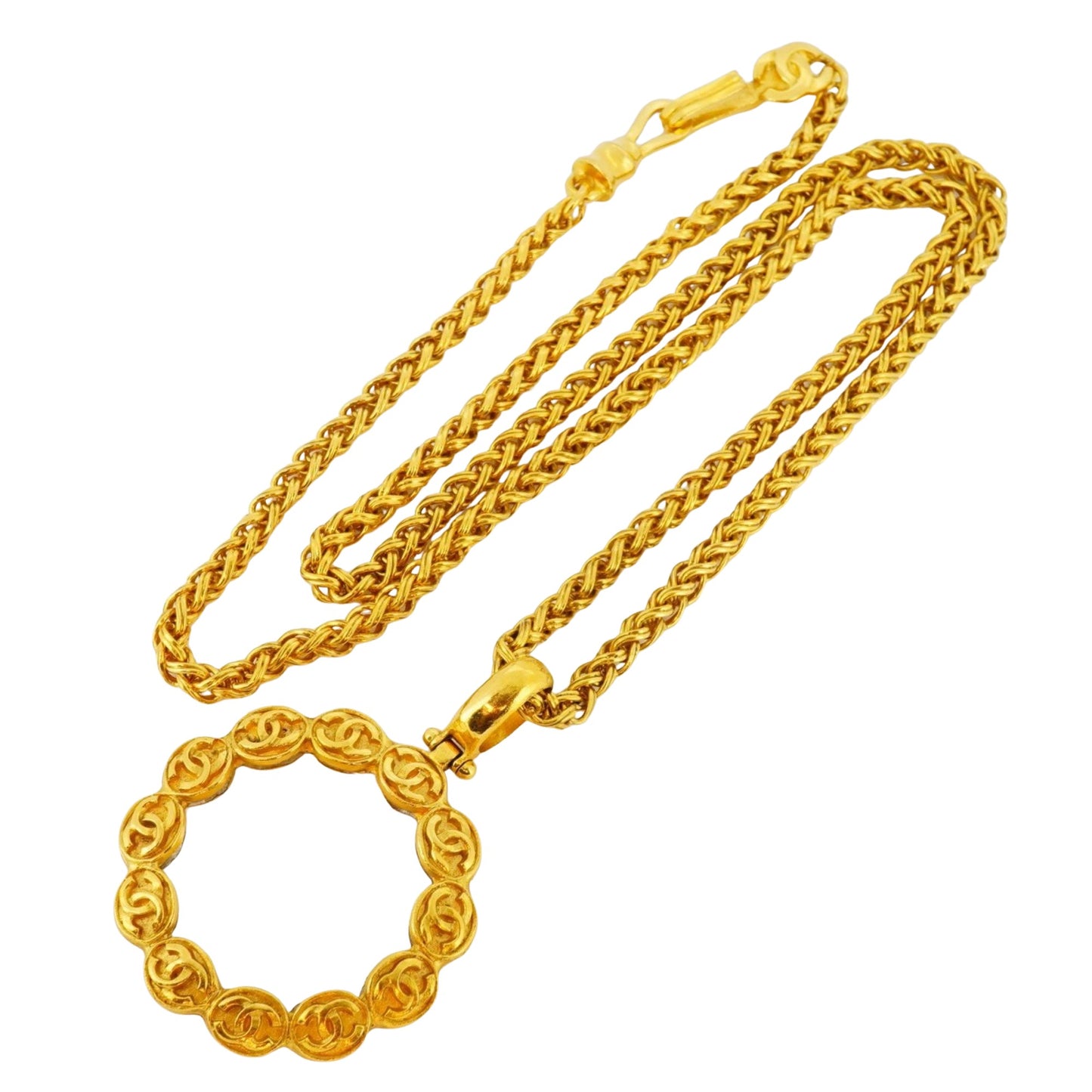 Chanel, Gold, Gold Plated, necklace