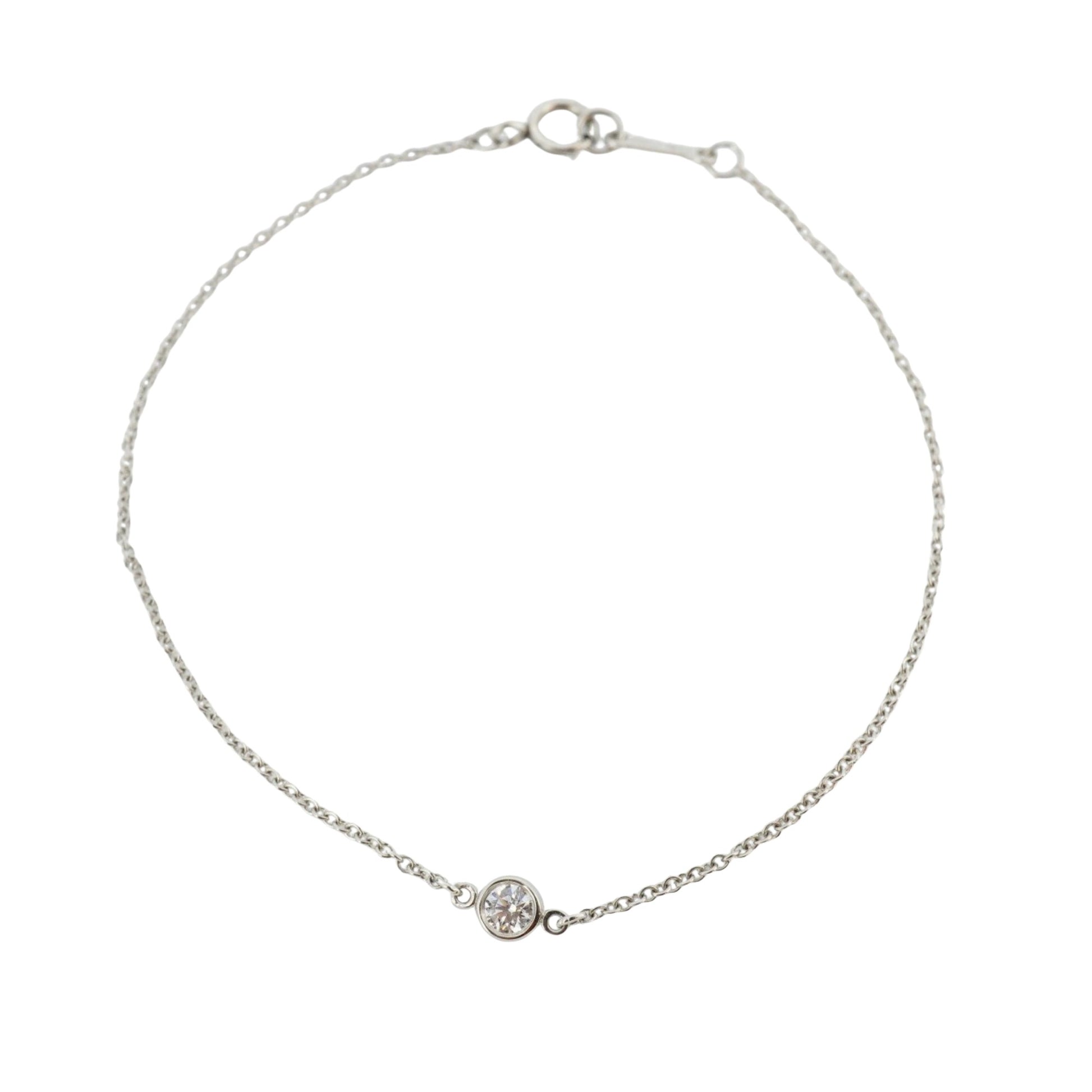 Tiffany & Co By the yard, Silver, Platinum, bracelet