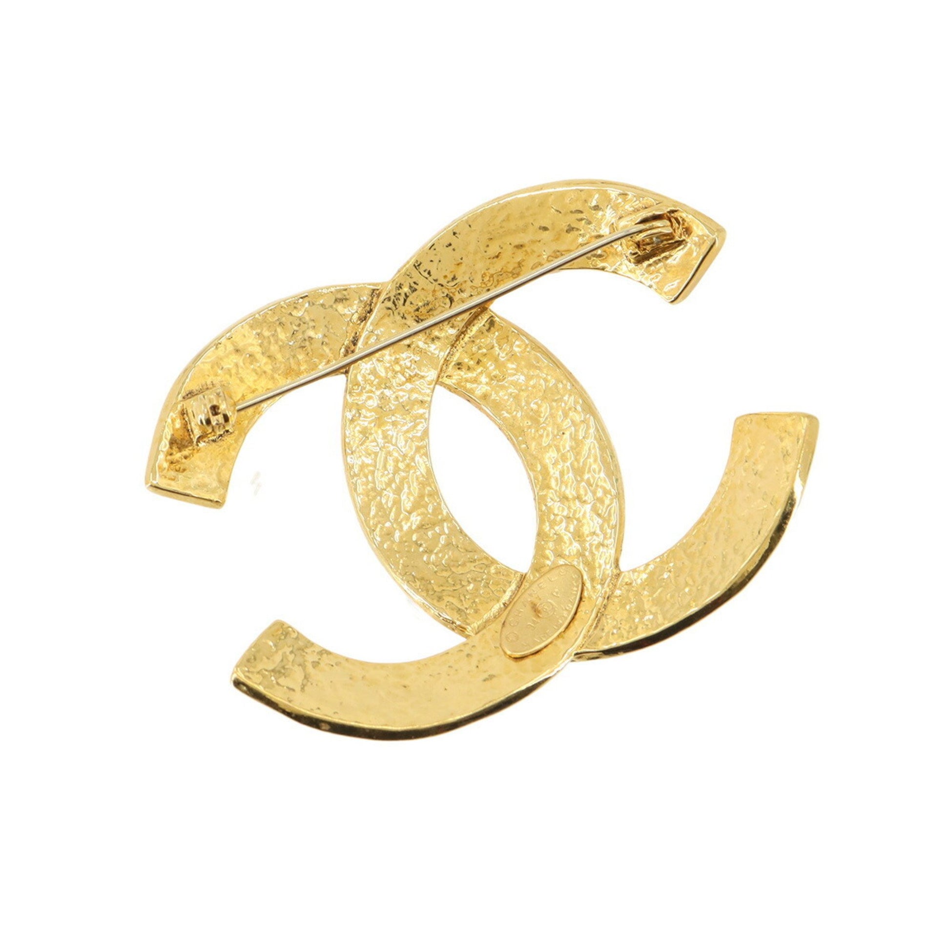 Chanel Coco Mark, Gold, Gold Plated, brooch