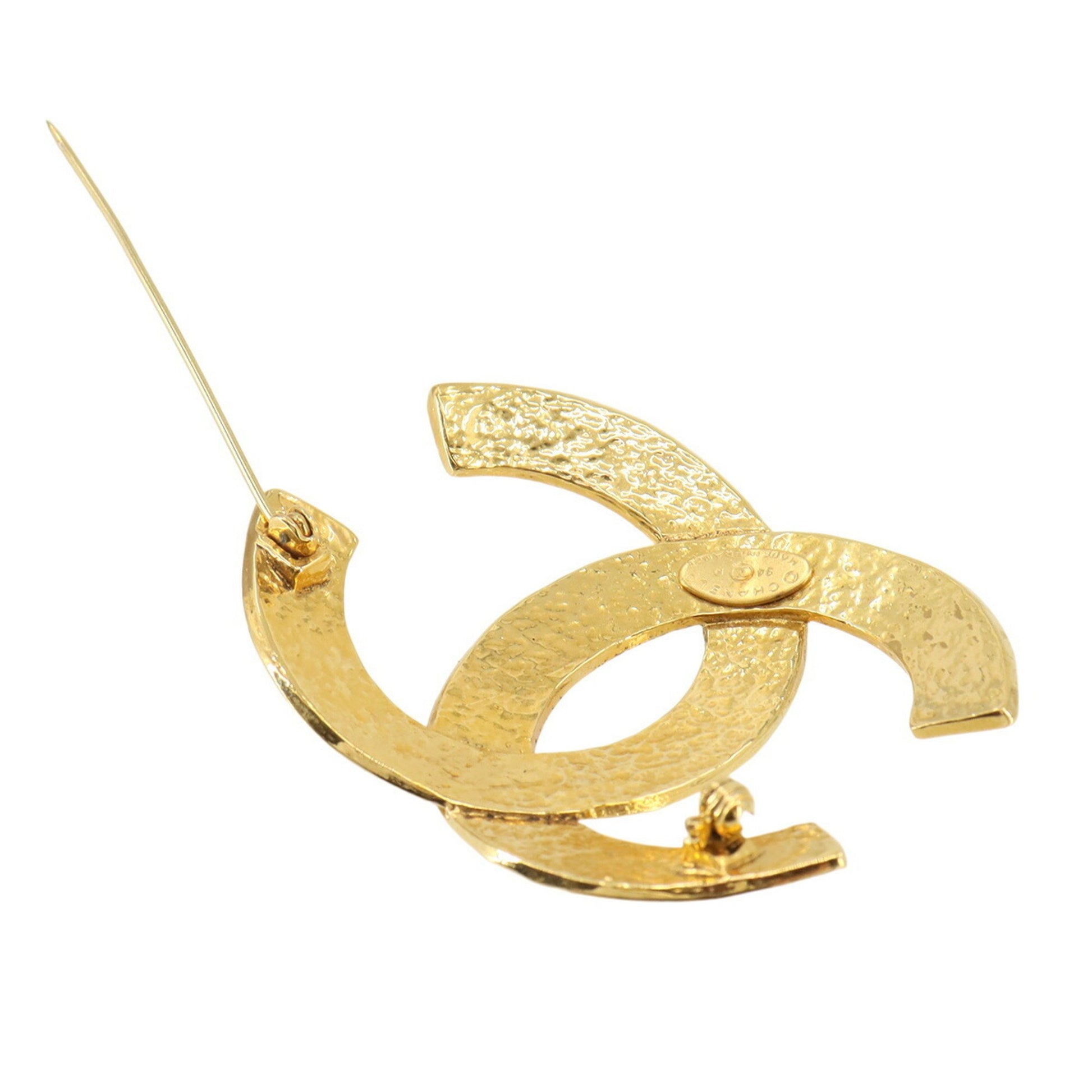 Chanel Coco Mark, Gold, Gold Plated, brooch