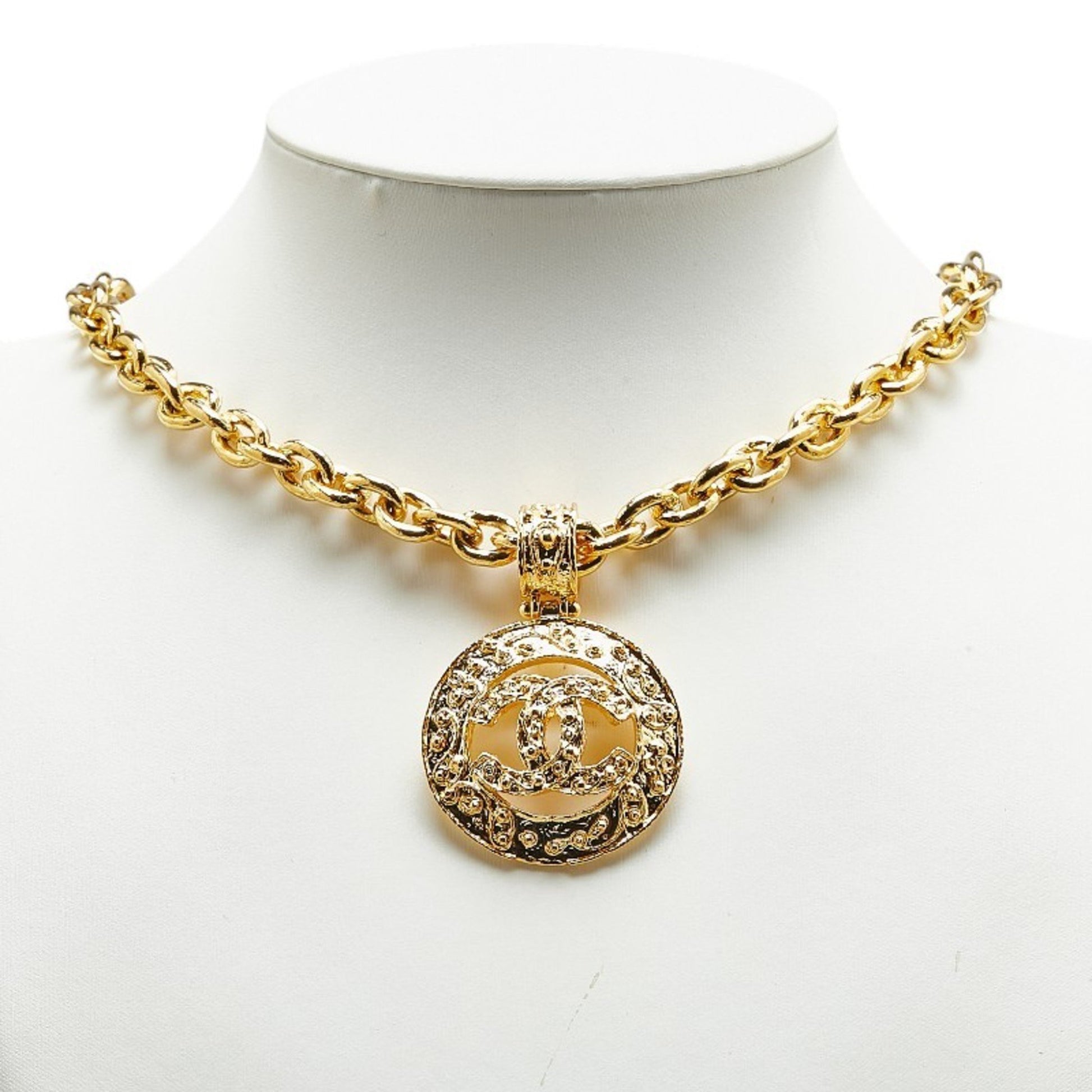 Chanel Coco Mark, Gold, Gold Plated, necklace