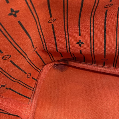 Louis Vuitton Neverfull MM, Brown, Canvas, tote