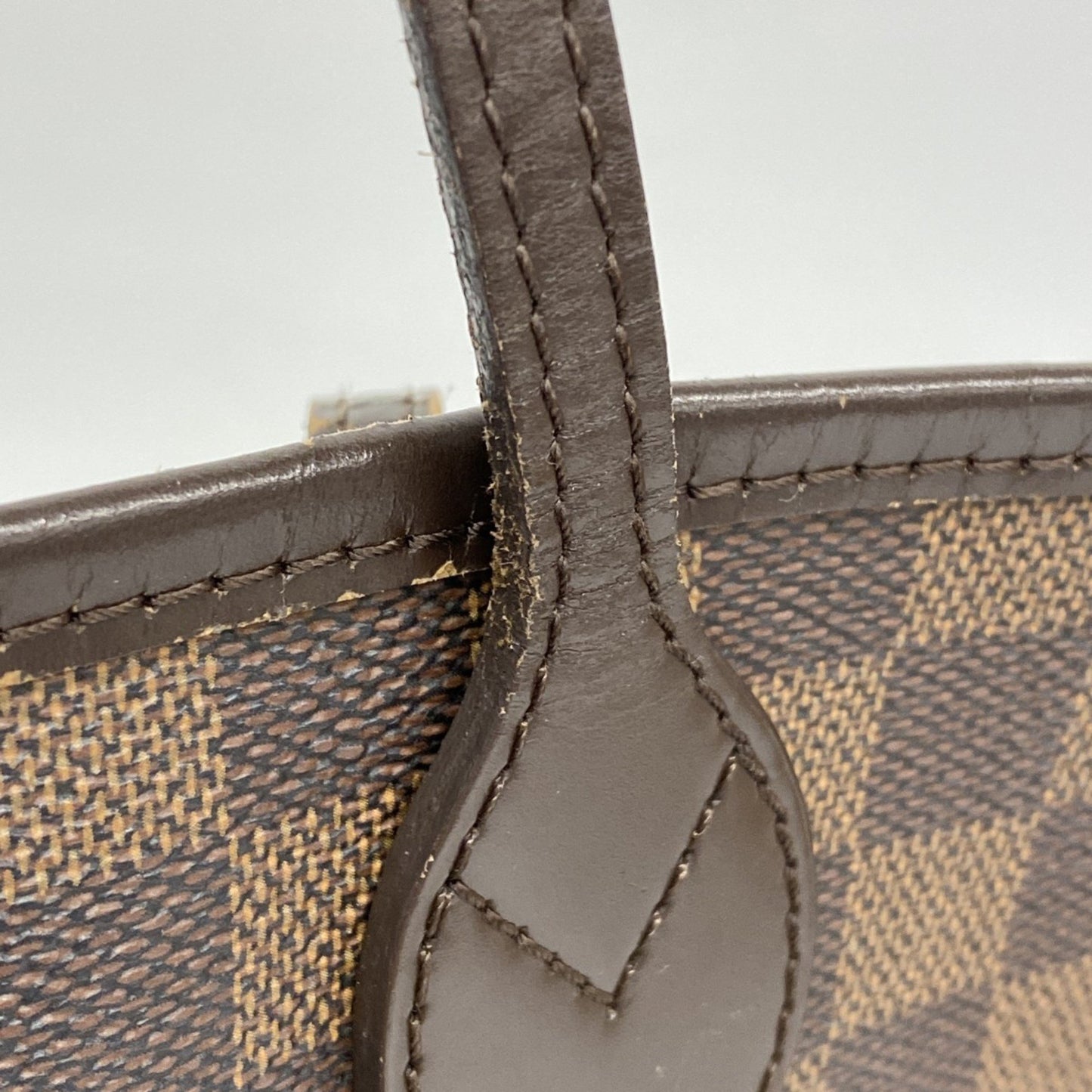 Louis Vuitton Neverfull MM, Brown, Canvas, tote