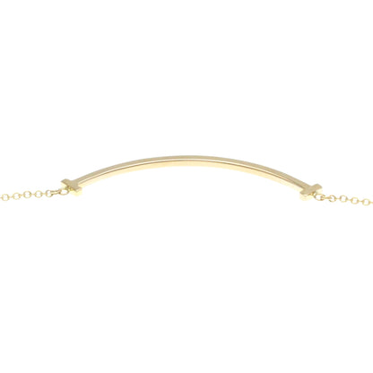 Tiffany & Co T Smile, Gold, Rose Gold, necklace