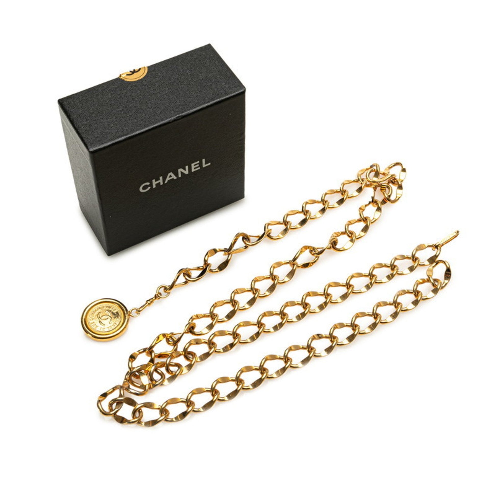 Chanel Cambon, Gold, Gold Plated, belt