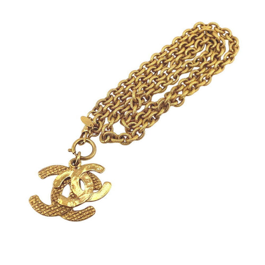 Chanel Coco Mark, Gold, Gold Plated, necklace