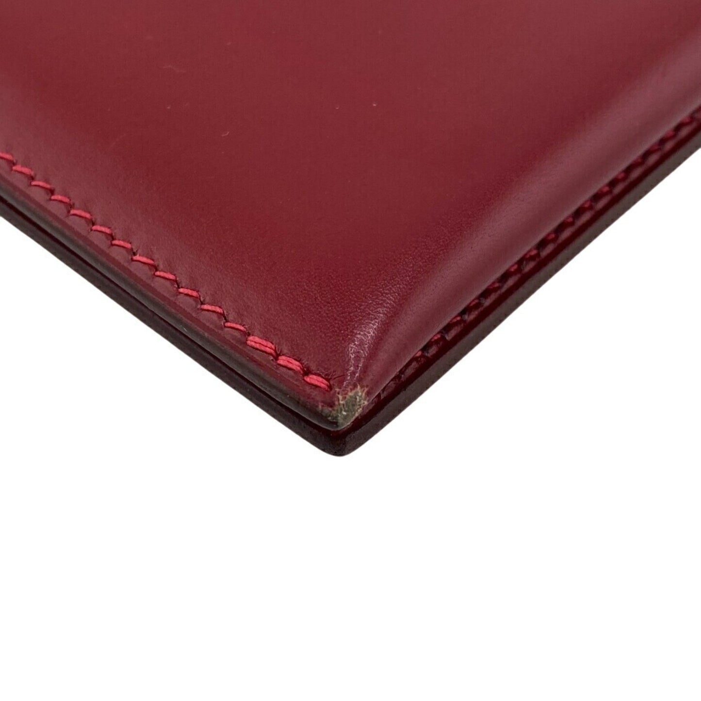 Hermès Béarn, Red, Leather, wallet