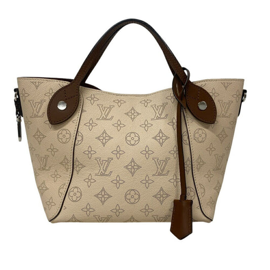 Louis Vuitton Hina, White, Leather, handbag