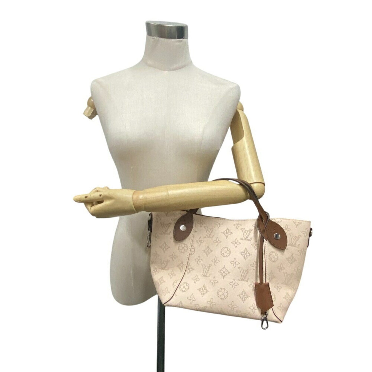 Louis Vuitton Hina, White, Leather, handbag