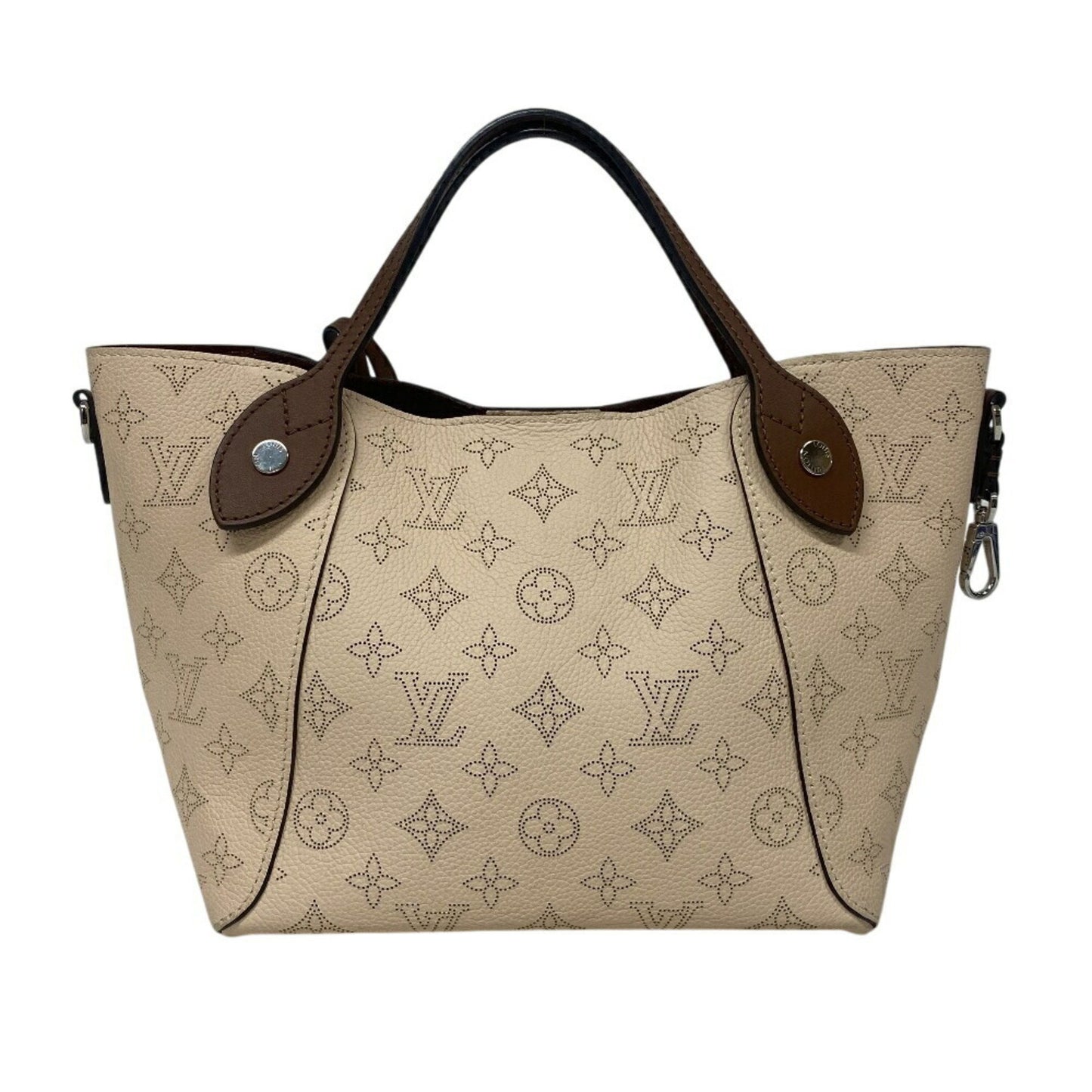 Louis Vuitton Hina, White, Leather, handbag