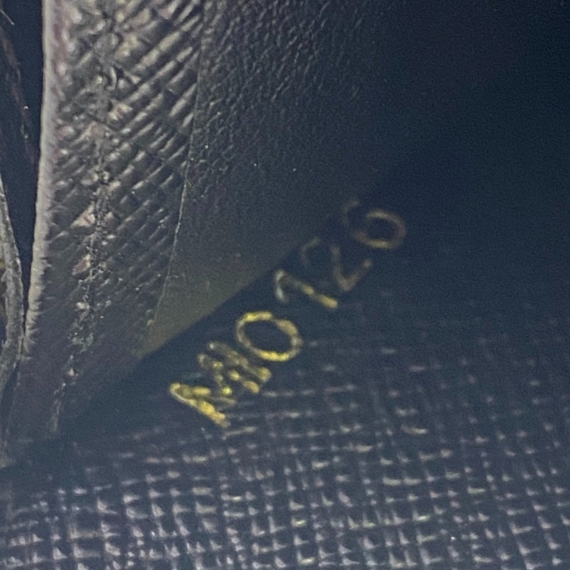 Louis Vuitton Retiro, Black, Canvas, wallet