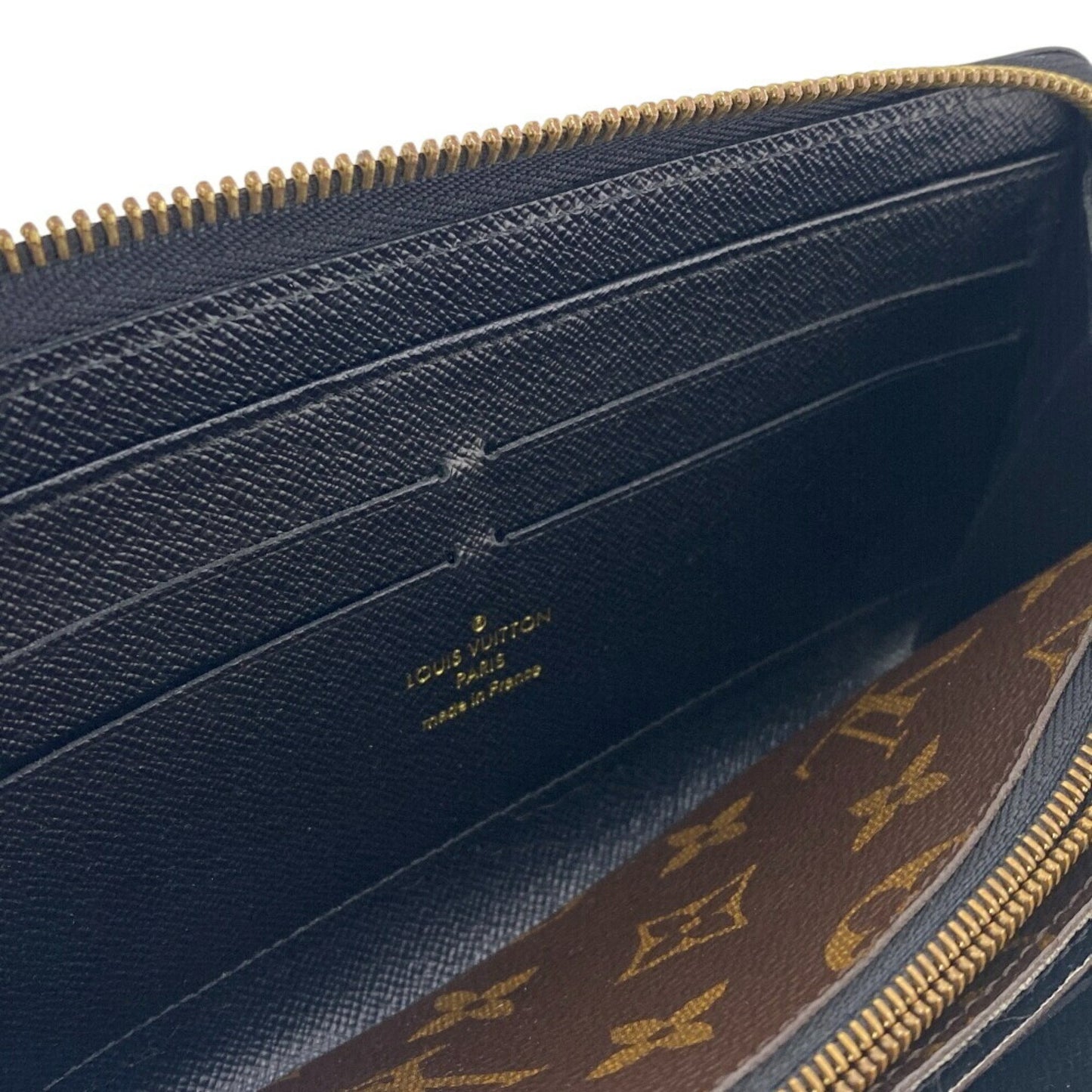 Louis Vuitton Retiro, Black, Canvas, wallet