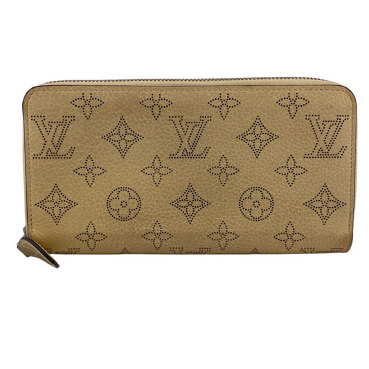 Louis Vuitton Zippy wallet, Yellow, Leather, wallet