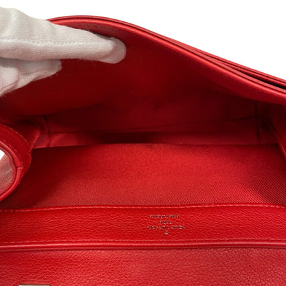 Louis Vuitton LockMe II BB, Red, Leather, shoulder