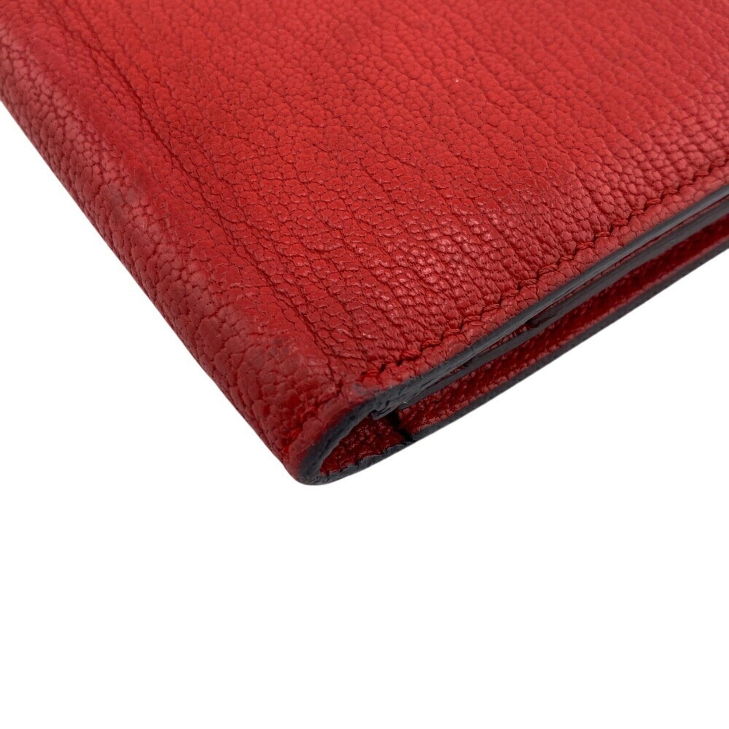 Hermès Béarn, Red, Leather, wallet