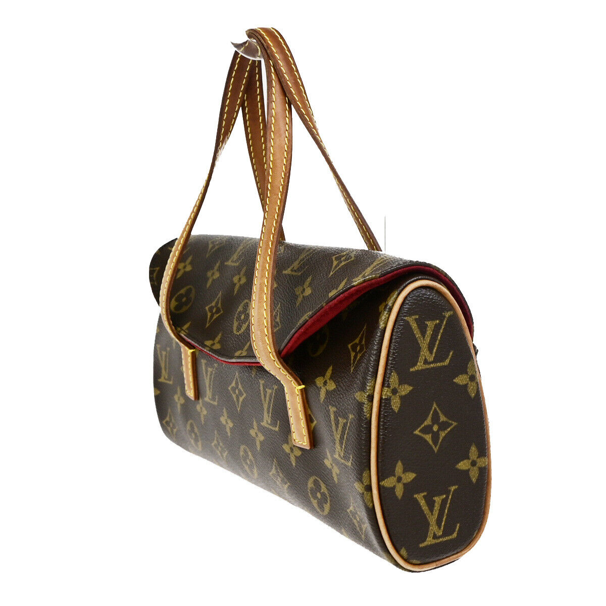 Louis Vuitton Sonatine, Brown, Canvas, handbag