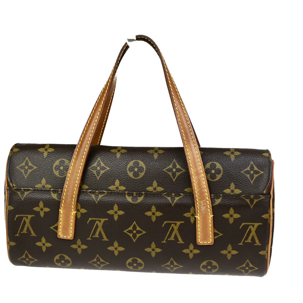 Louis Vuitton Sonatine, Brown, Canvas, handbag