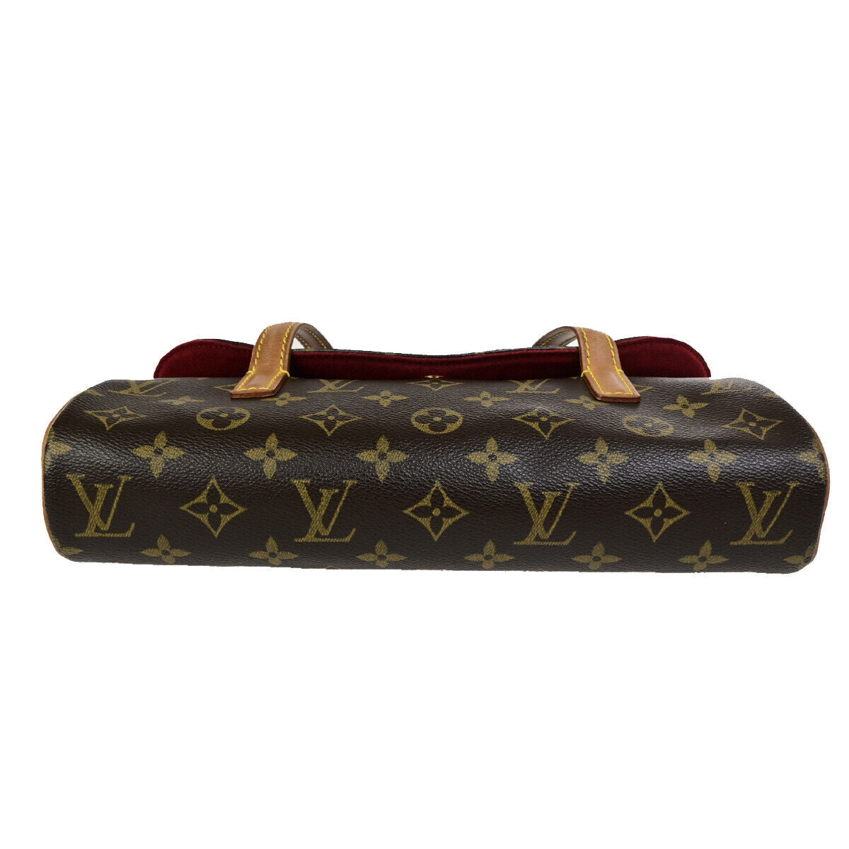 Louis Vuitton Sonatine, Brown, Canvas, handbag