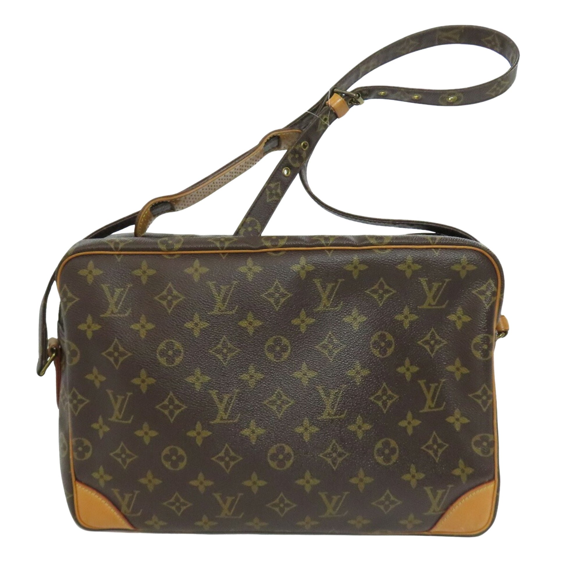 Louis Vuitton, Brown, Canvas, shopper