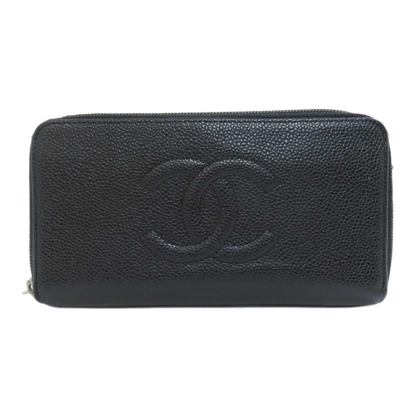 Chanel, Black, Leather, wallet