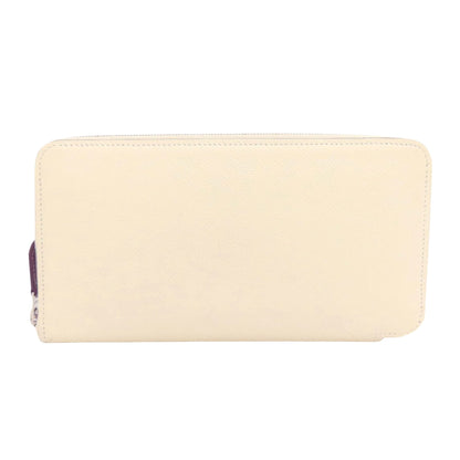Hermès, White, Leather, wallet