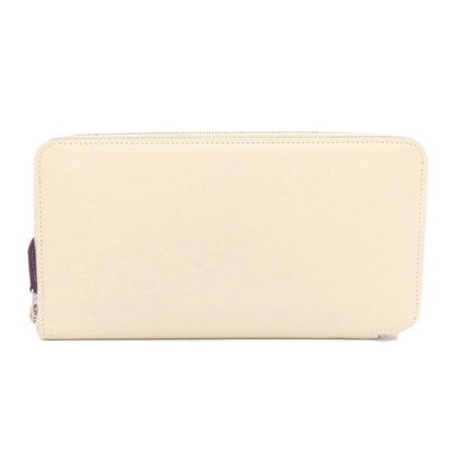 Hermès, White, Leather, wallet