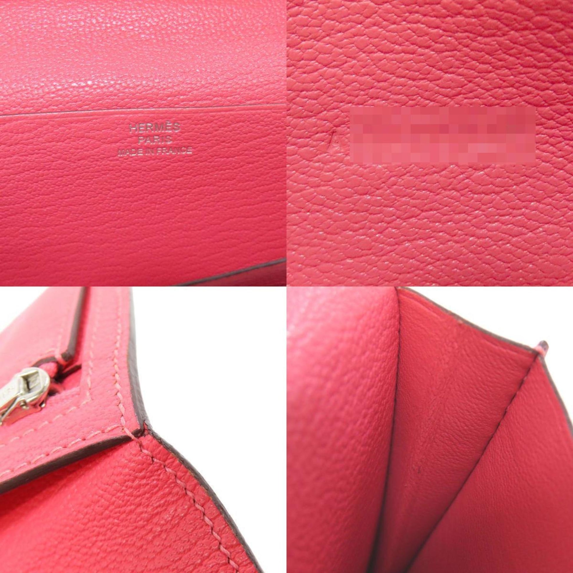 Hermès Béarn, Pink, Leather, wallet