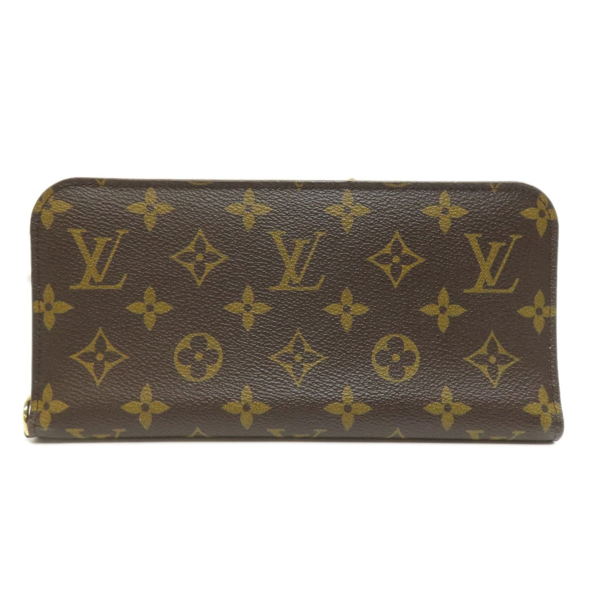 Louis Vuitton Portefeuille Insolite, Brown, Canvas, wallet