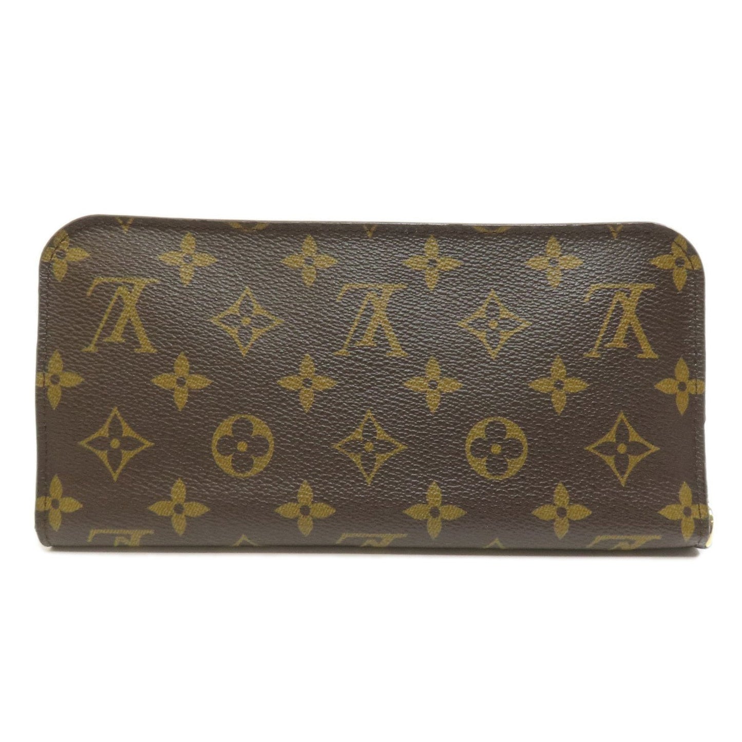 Louis Vuitton Portefeuille Insolite, Brown, Canvas, wallet