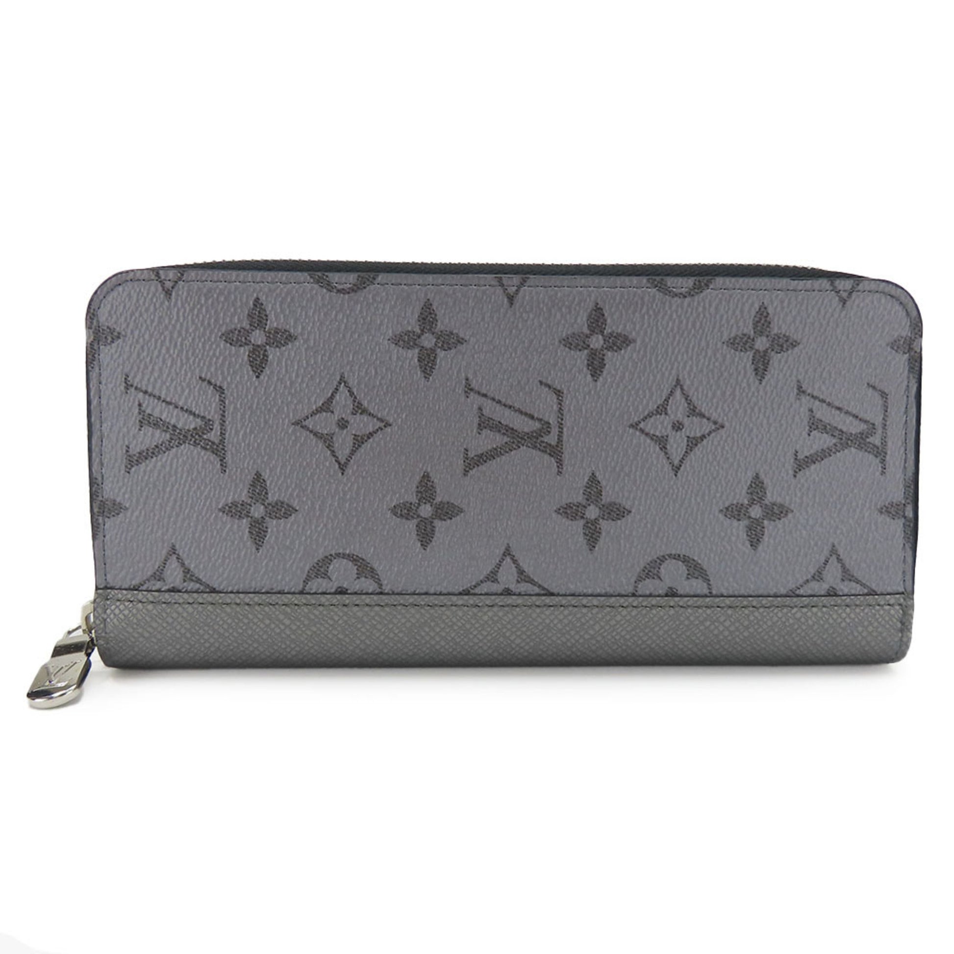 Louis Vuitton Zippy Wallet Vertical, Grey, Canvas, wallet