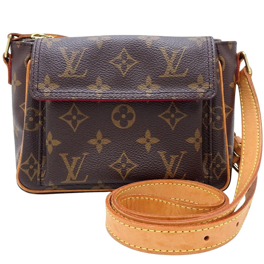 Louis Vuitton Viva Cité, Brown, Canvas, shoulder