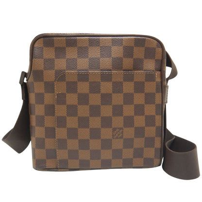 Louis Vuitton Olav, Brown, Canvas, shoulder