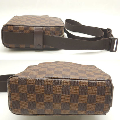 Louis Vuitton Olav, Brown, Canvas, shoulder