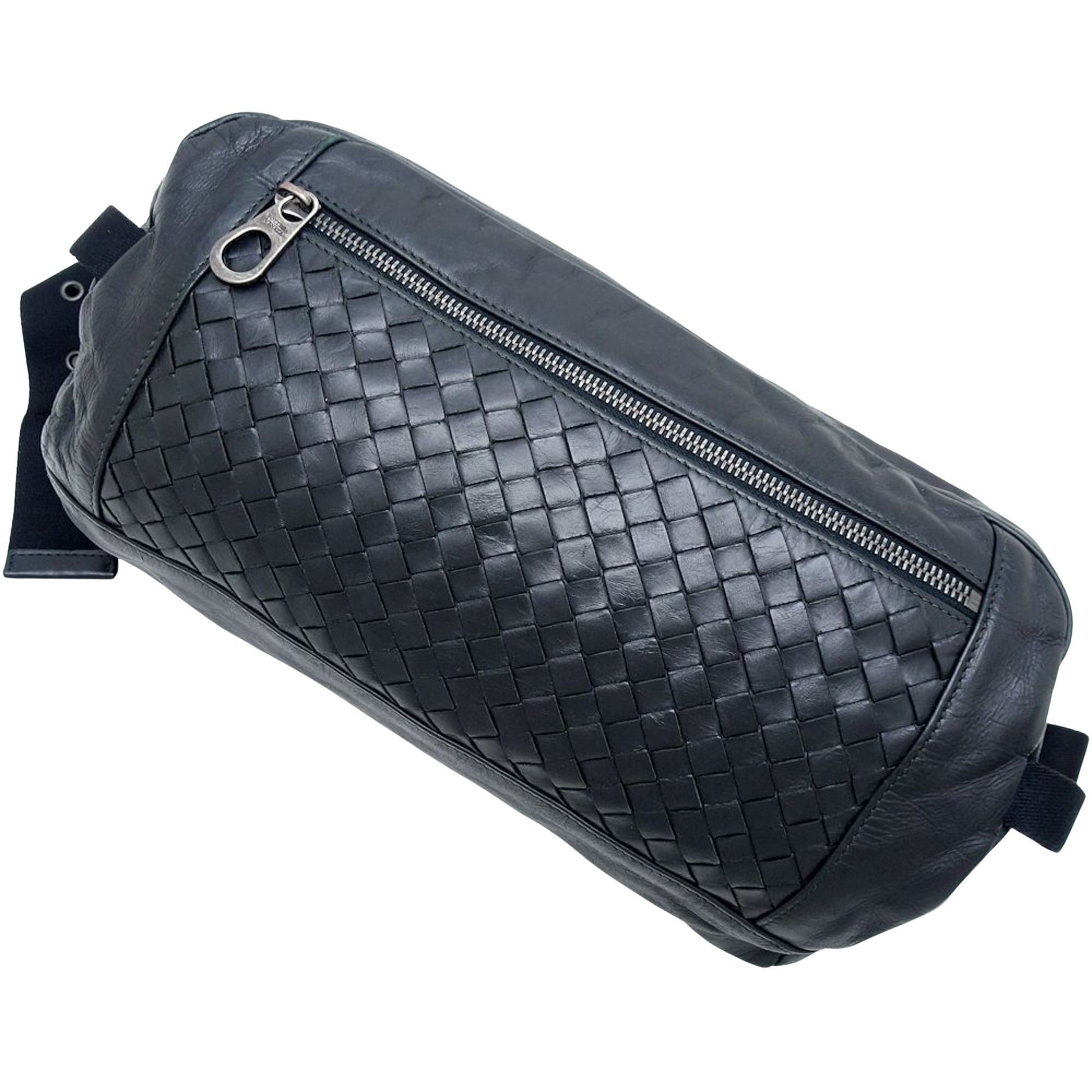 Bottega Veneta, Black, Leather, shoulder