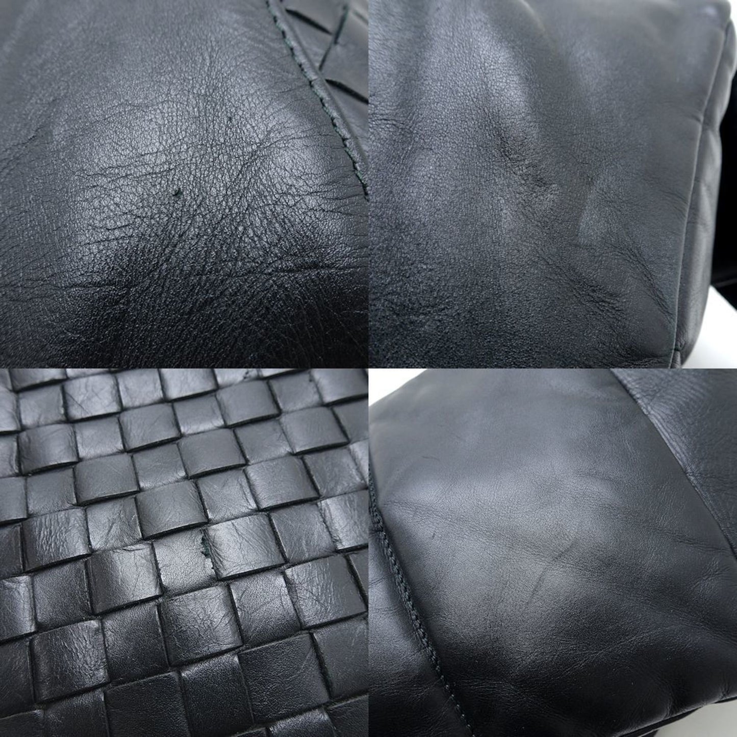 Bottega Veneta, Black, Leather, shoulder