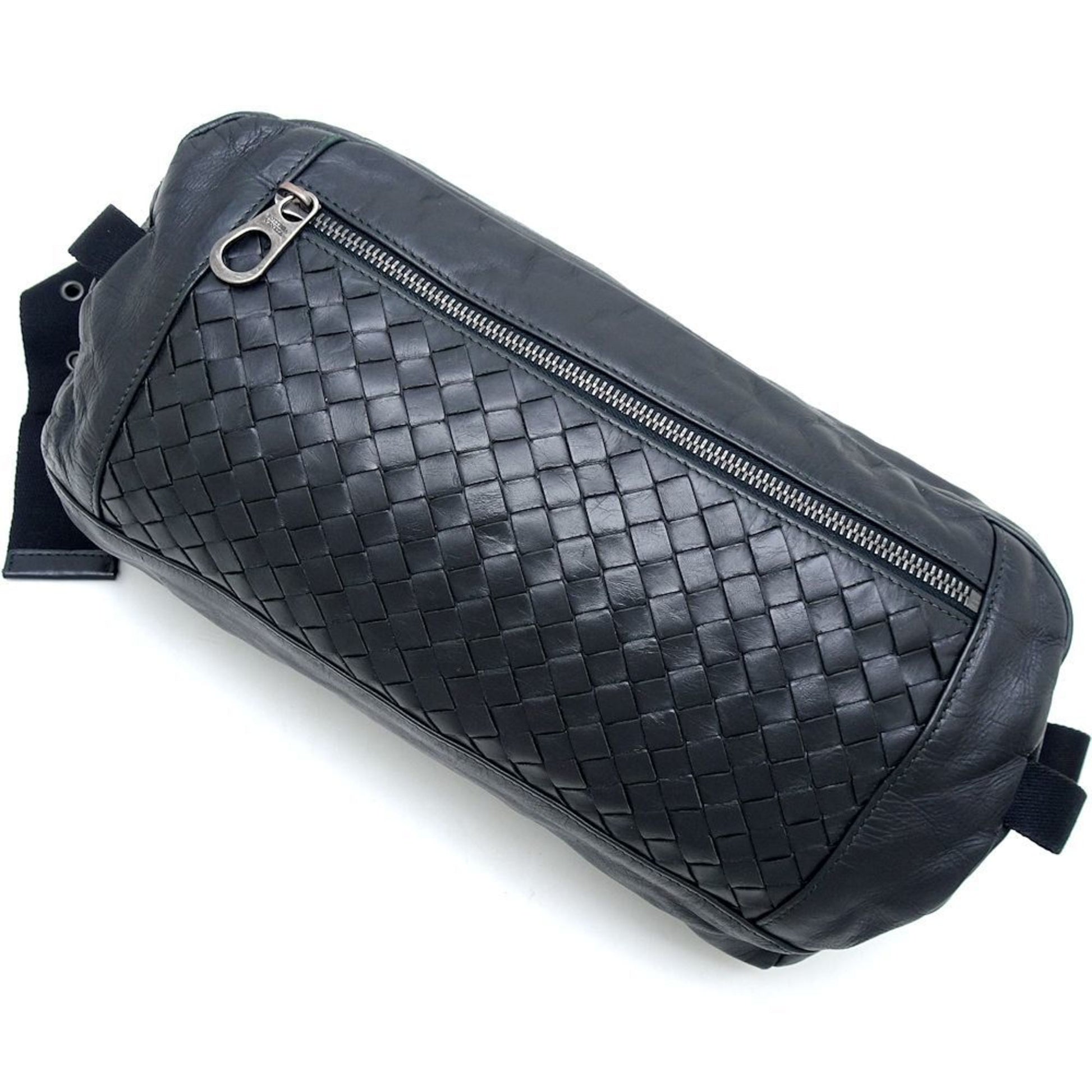 Bottega Veneta, Black, Leather, shoulder