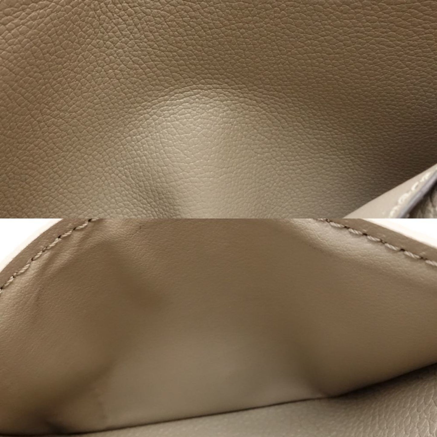 Louis Vuitton Portefeuille Cléa, Beige, Leather, wallet