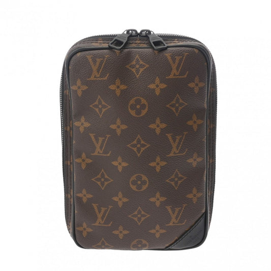 Louis Vuitton Utility side, Brown, Canvas, clutch