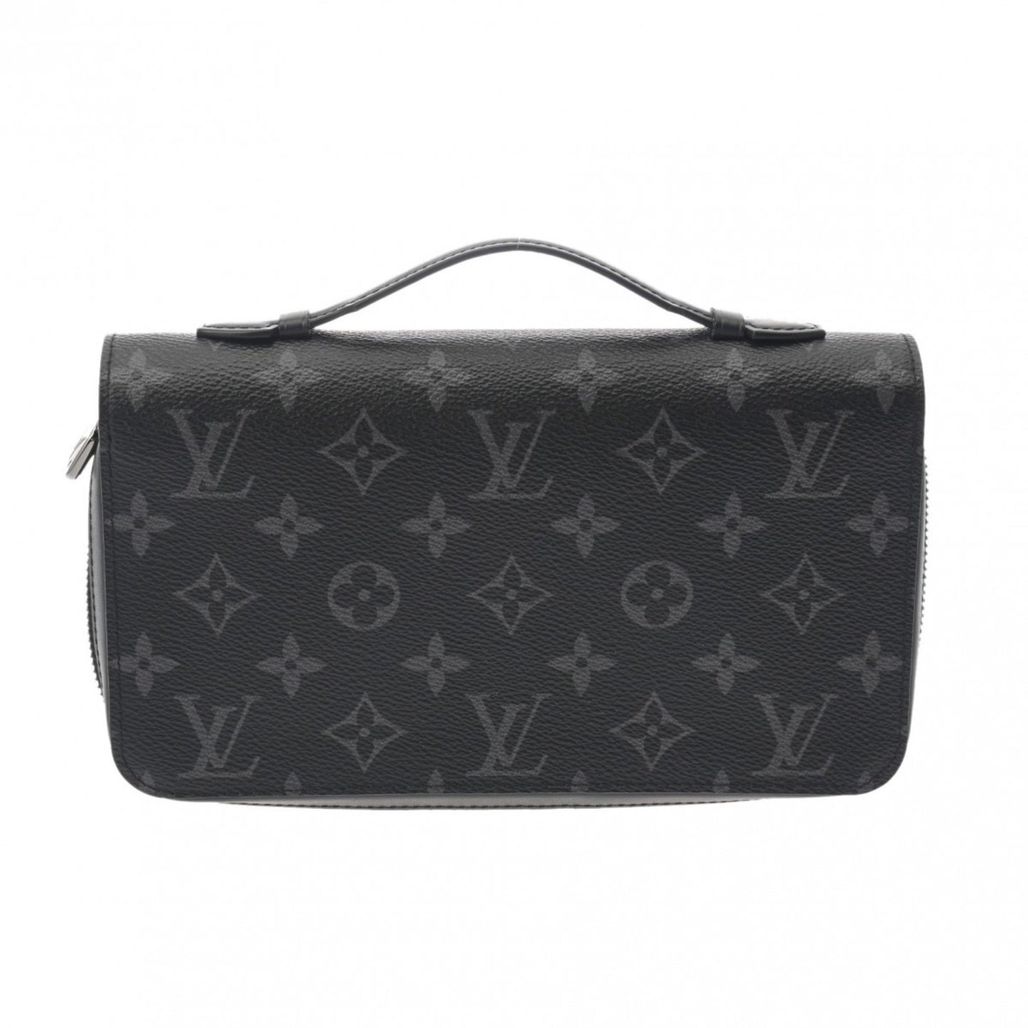 Louis Vuitton Zippy XL, Black, Canvas, wallet