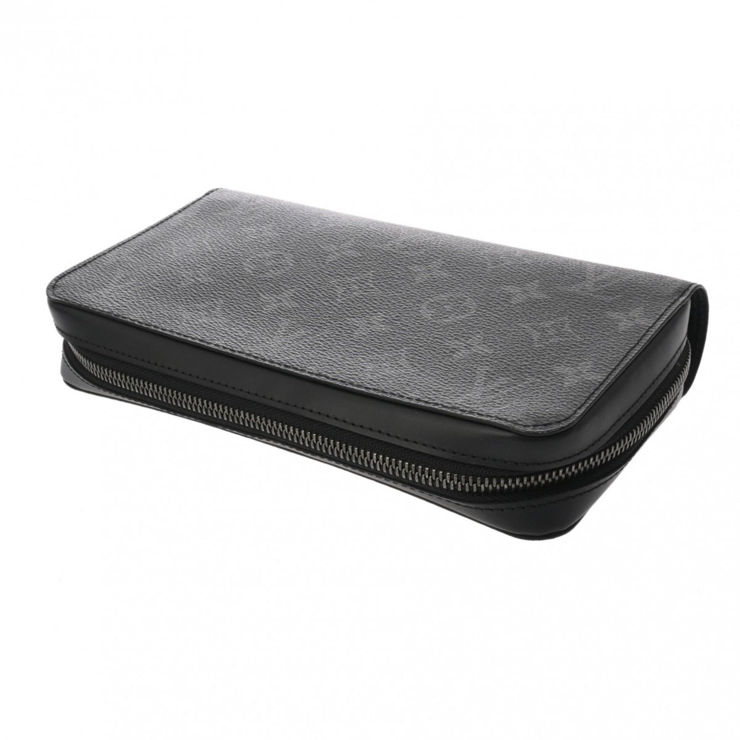 Louis Vuitton Zippy XL, Black, Canvas, wallet