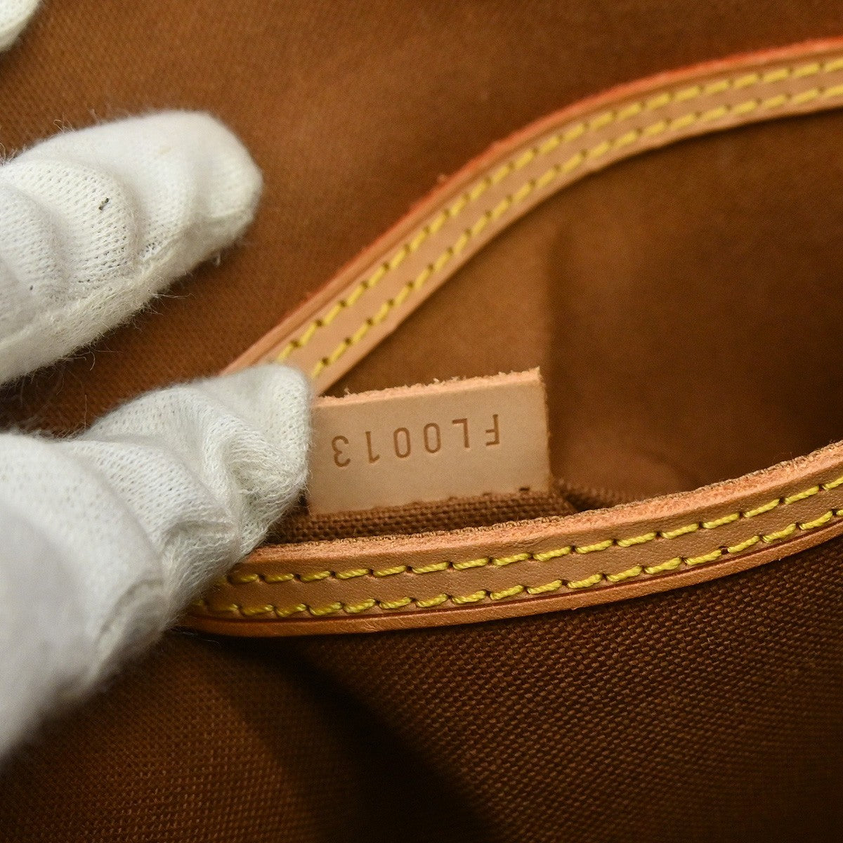 Louis Vuitton Alma Monogram, Brown, Canvas, Handbag